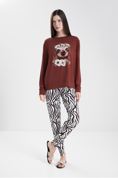  Домашний женский лонгслив  Jockey 8616212H купить в интернет-магазине Bestelle фото 3