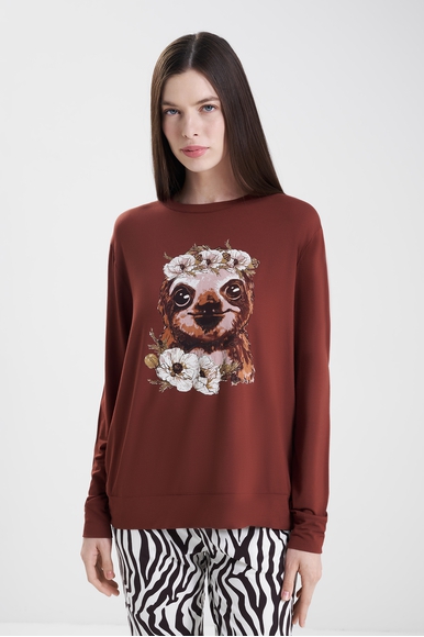  Домашний женский лонгслив  Jockey 8616212H купить в интернет-магазине Bestelle фото 1