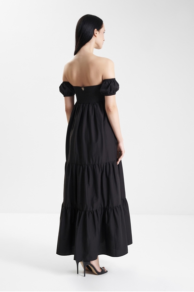 Чёрное длинное платье  TWINSET U&B 231LB2ABB купить в интернет-магазине Bestelle фото 2