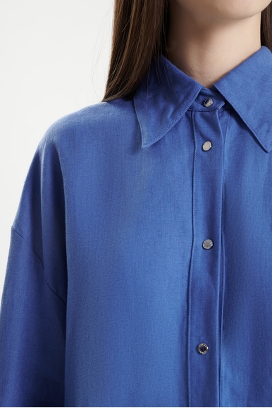 Льняная блузка с длинным рукавом Shan 52436-83 купить в интернет-магазине Bestelle фото 4