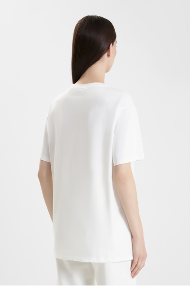 Женская хлопковая футболка TWINSET U&B 231LL2RAA купить в интернет-магазине Bestelle фото 2