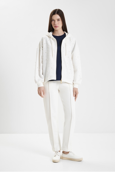 Женский ванильный жакет  TWINSET U&B 242LL2NBB купить в интернет-магазине Bestelle фото 3