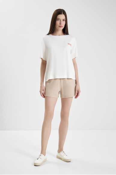 Женская белая футболка Hugo Boss 50490707 купить в интернет-магазине Bestelle фото 3