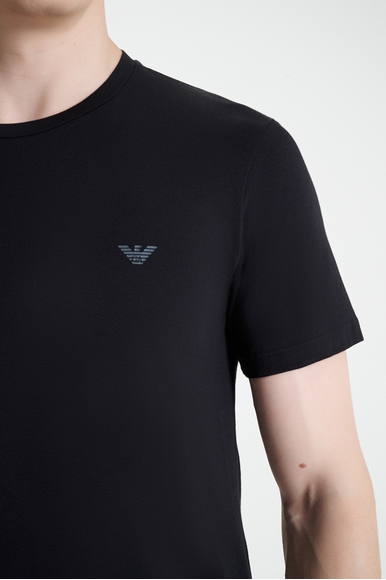  Мужская хлопковая пижама с шортами  Emporio Armani 1115734F720 купить в интернет-магазине Bestelle фото 5