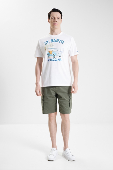 Мужская хлопковая  футболка MC2 Saint Barth TSHIRTMAN купить в интернет-магазине Bestelle фото 3
