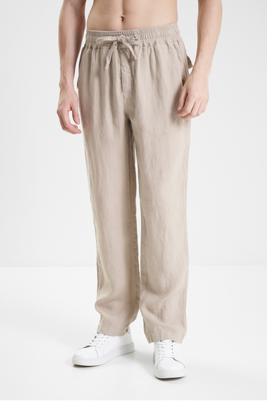 Льняные мужские брюки на завязках  Norveg 23LMCP купить в интернет-магазине Bestelle фото 1