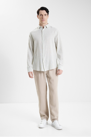 Льняные мужские брюки на завязках  Norveg 23LMCP купить в интернет-магазине Bestelle фото 3