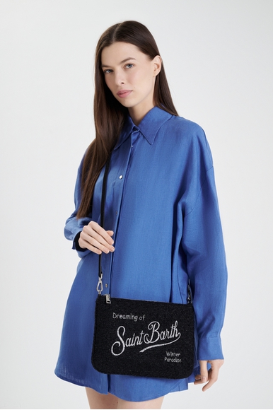 Чёрная женская сумка  MC2 Saint Barth PARISIENNEW купить в интернет-магазине Bestelle фото 3