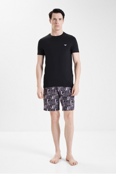  Мужская хлопковая пижама с шортами  Emporio Armani 1115734R506 купить в интернет-магазине Bestelle фото 1