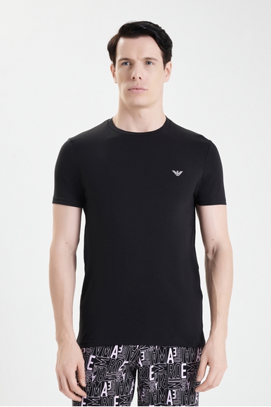  Мужская хлопковая пижама с шортами  Emporio Armani 1115734R506 купить в интернет-магазине Bestelle фото 2