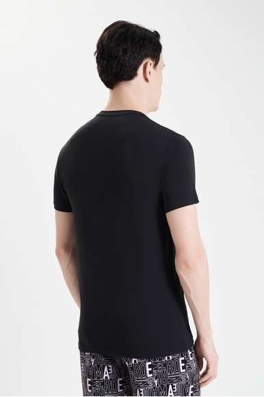  Мужская хлопковая пижама с шортами  Emporio Armani 1115734R506 купить в интернет-магазине Bestelle фото 3