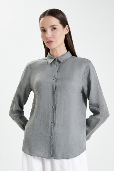 Льняная блузка с длинным рукавом Norveg 23LWST купить в интернет-магазине Bestelle фото 1