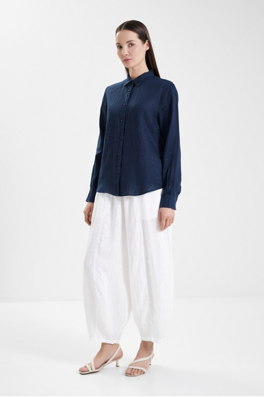 Льняная блузка с длинным рукавом Norveg 23LWST купить в интернет-магазине Bestelle фото 3
