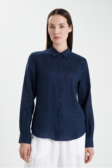 Льняная блузка с длинным рукавом Norveg 23LWST купить в интернет-магазине Bestelle фото 1