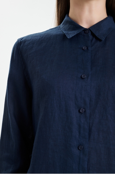 Льняная блузка с длинным рукавом Norveg 23LWST купить в интернет-магазине Bestelle фото 4