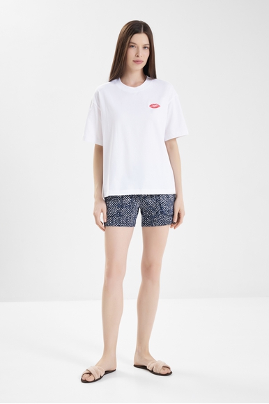  Женская белая домашняя футболка  Mey 1210085 купить в интернет-магазине Bestelle фото 3