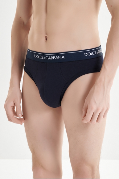 Набор мужских классических трусов-брифов (2 шт.) Dolce & Gabbana M9C03JONN95 купить в интернет-магазине Bestelle фото 2