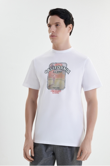 Мужская белая футболка Guess M5YI18I3Z14 купить в интернет-магазине Bestelle фото 1
