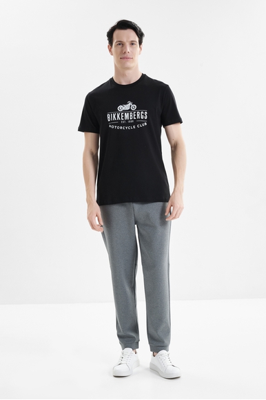  Мужская черная футболка  Bikkembergs BMT1211 купить в интернет-магазине Bestelle фото 3