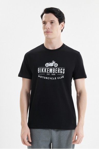  Мужская черная футболка  Bikkembergs BMT1211 купить в интернет-магазине Bestelle фото 1