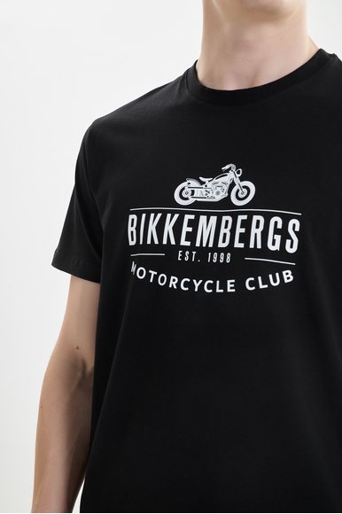  Мужская черная футболка  Bikkembergs BMT1211 купить в интернет-магазине Bestelle фото 4