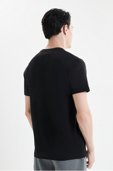  Мужская черная футболка  Bikkembergs BMT1211 купить в интернет-магазине Bestelle фото 2