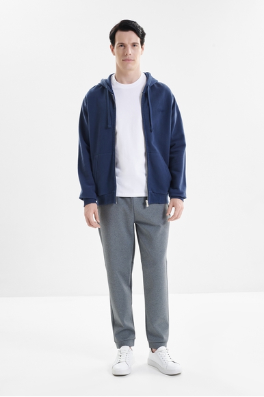 Мужская синяя толстовка  MC2 Saint Barth MERCER купить в интернет-магазине Bestelle фото 3