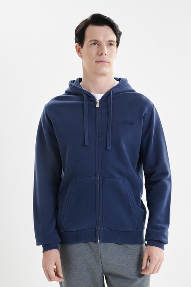 Мужская синяя толстовка  MC2 Saint Barth MERCER купить в интернет-магазине Bestelle фото 1