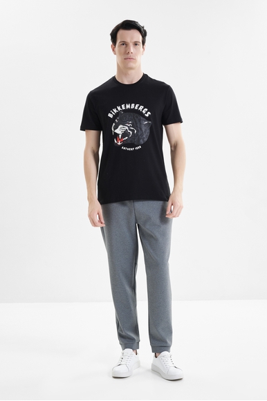  Мужская черная футболка  Bikkembergs BMT1210 купить в интернет-магазине Bestelle фото 3