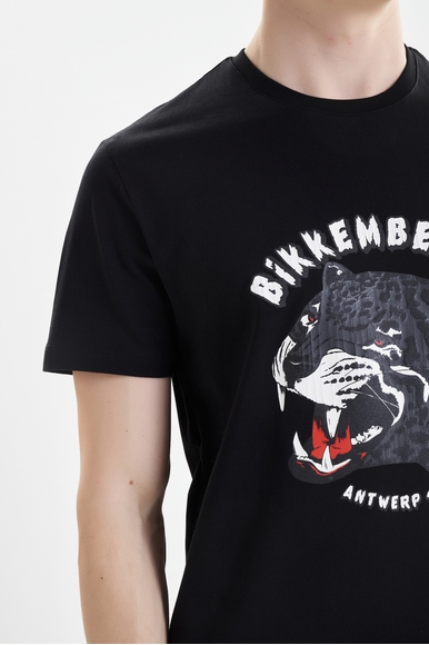  Мужская черная футболка  Bikkembergs BMT1210 купить в интернет-магазине Bestelle фото 4