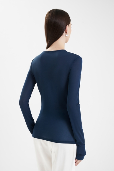 Блузка с длинными рукавами MM by MaxMara EFFETTO 252694603 купить в интернет-магазине Bestelle фото 3