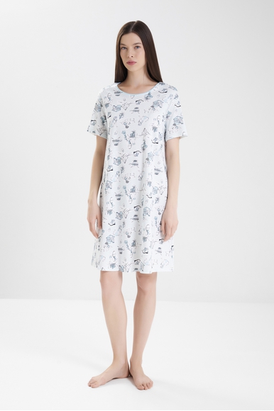 Женская сорочка из хлопка с принтом  Calida 34157 купить в интернет-магазине Bestelle фото 1