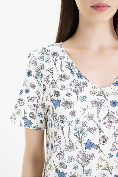 Женская короткая сорочка из хлопка с принтом  Calida 36356 купить в интернет-магазине Bestelle фото 4