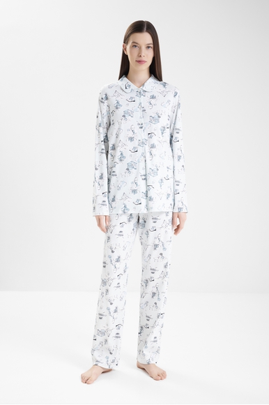  Женская пижама с брюками из хлопка  Calida 44857 купить в интернет-магазине Bestelle фото 1