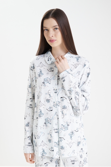  Женская пижама с брюками из хлопка  Calida 44857 купить в интернет-магазине Bestelle фото 6