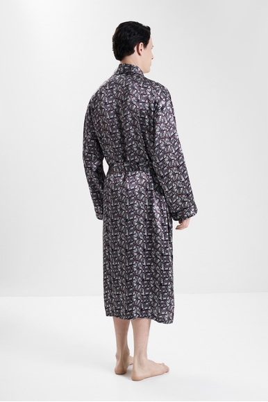 Мужской шелковый халат Oryades 150925 купить в интернет-магазине Bestelle фото 2