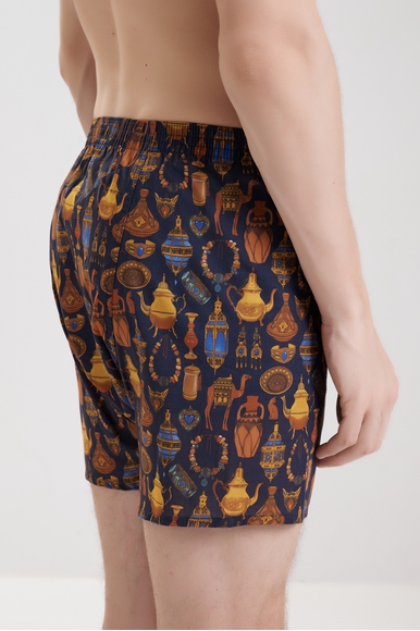  Мужские хлопковые трусы-шорты  Derek Rose 6000-LEDB купить в интернет-магазине Bestelle фото 2