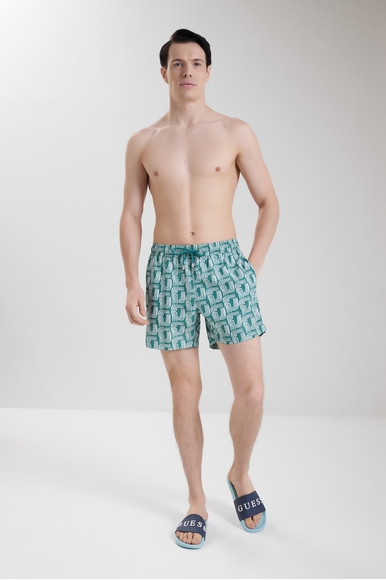 Мужские голубые шлёпанцы Guess F5GZ06BB00F купить в интернет-магазине Bestelle фото 2