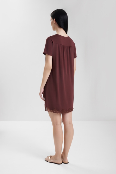 Женская короткая сорочка с кружевом Antigel FNA1006 купить в интернет-магазине Bestelle фото 2