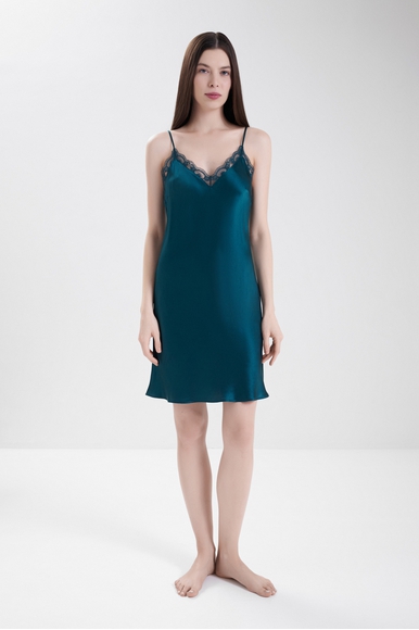  Короткая сорочка из шелка с кружевом  Simone Perele 1F8940 купить в интернет-магазине Bestelle фото 1