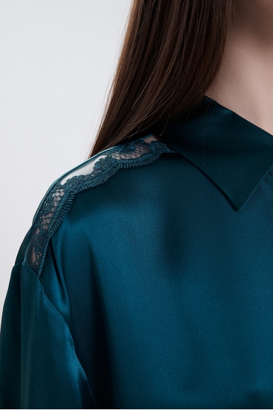  Пижамная блузка из шелка  Simone Perele 1F8957 купить в интернет-магазине Bestelle фото 4