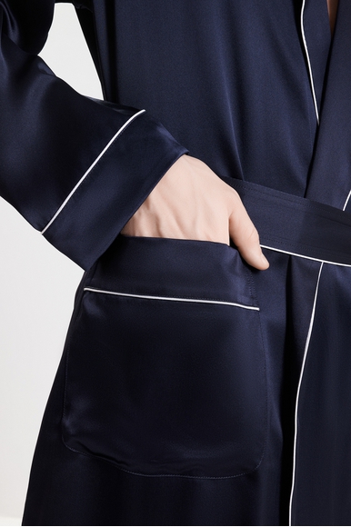 Мужской шелковый халат Zimmerli 6000-75131 купить в интернет-магазине Bestelle фото 4