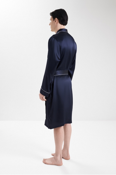 Мужской шелковый халат Zimmerli 6000-75131 купить в интернет-магазине Bestelle фото 2