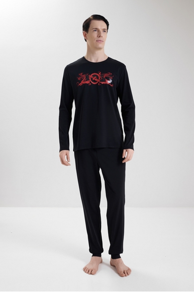  Мужская хлопковая пижама с брюками  Hugo Boss 50514892 купить в интернет-магазине Bestelle фото 1