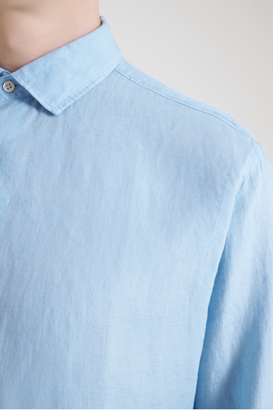 Мужская льняная рубашка с длинным рукавом Bluemint LUCA купить в интернет-магазине Bestelle фото 4