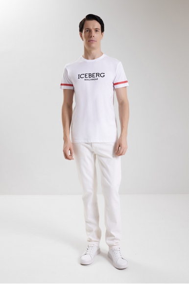  Мужская хлопковая футболка  ICEBERG ICE4MTS02 купить в интернет-магазине Bestelle фото 3