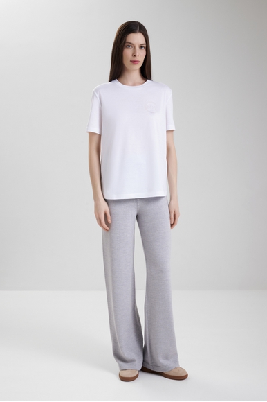  Женская хлопковая футболка  MM by MaxMara GATTONI 252694605 купить в интернет-магазине Bestelle фото 3