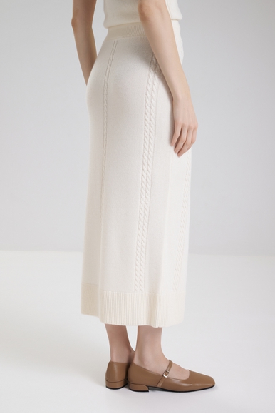  Длинная юбка-карандаш с шерстью и кашемиром  Ermanno Scervino D474O500NJG купить в интернет-магазине Bestelle фото 2