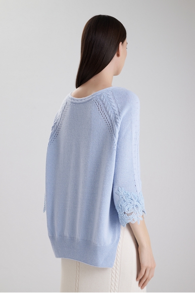  Женский джемпер с вышивкой Ermanno Scervino D474M512APNJG купить в интернет-магазине Bestelle фото 2