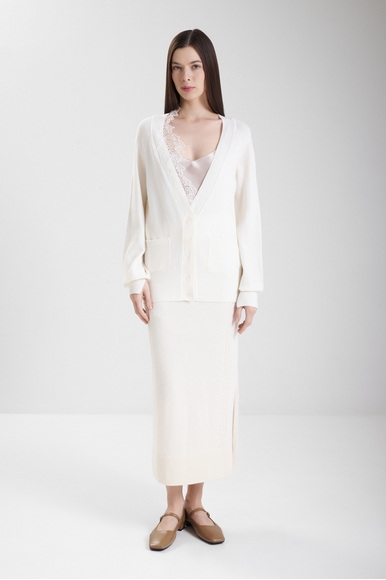  Женский кардиган с вышивкой Ermanno Scervino D474N503APXRH купить в интернет-магазине Bestelle фото 3